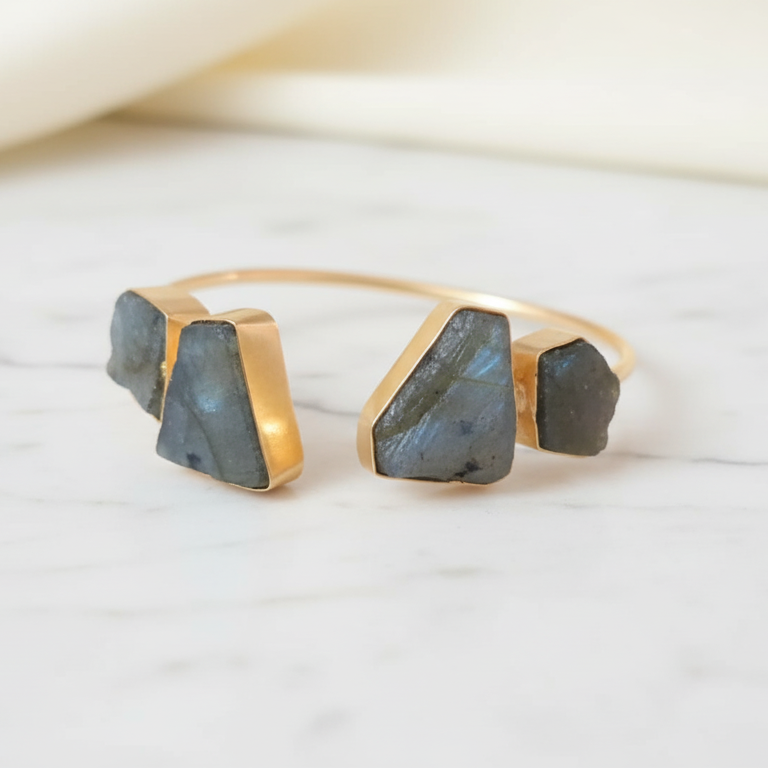 Beautiful imitation gold natural stone bracelet