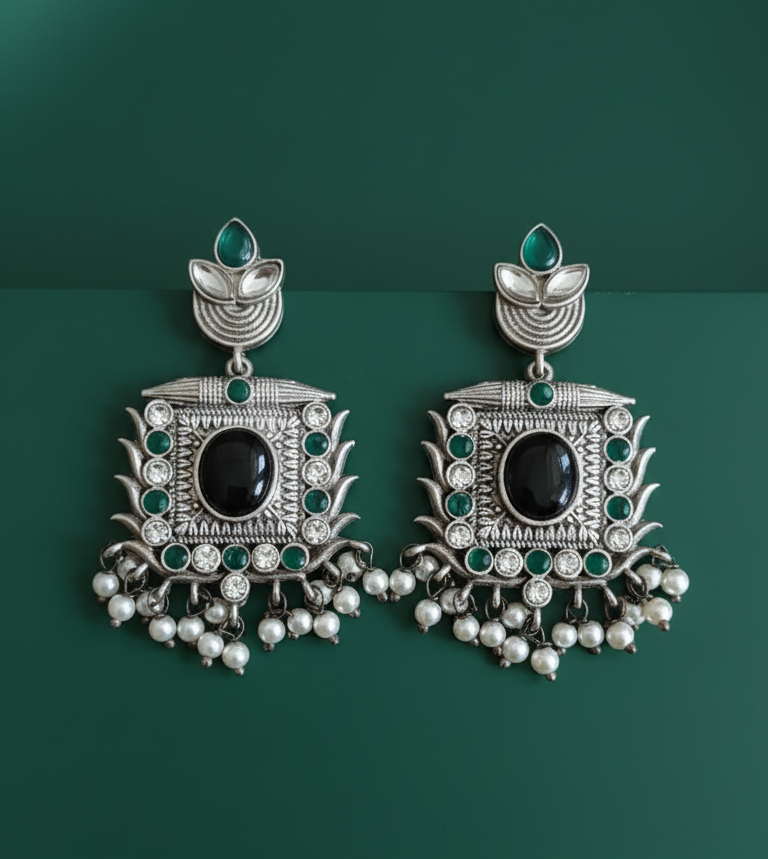 Stunning ethnic partywear dangle earrings