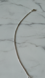 Minimalist Oxidized Silver Anklet for Daily Wear on Marble 