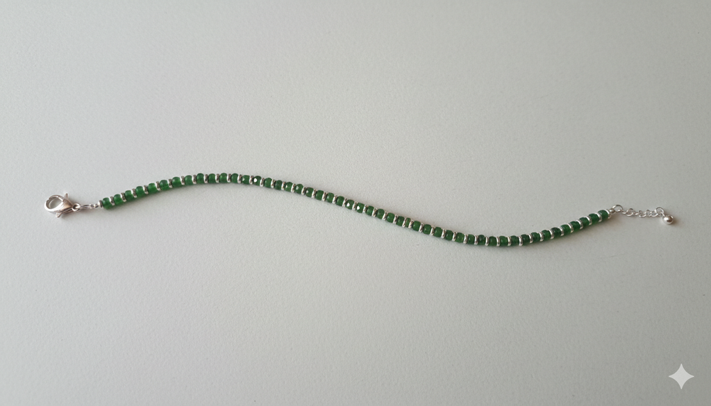 Minimalist Beaded Anklet | Dailywear Office Payal, AK00026