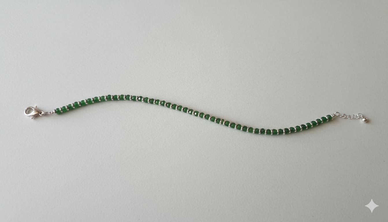 Minimalist Beaded Anklet | Dailywear Office Payal, AK00026