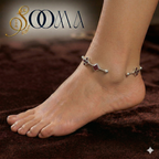 Stone Kada Anklet for Women | Adjustable Foot Cuff, AK00037