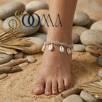 Adjustable Shell Charm Anklet | Boho Office Payal, AK00050