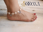 Adjustable daily wear boho shell anklet for women