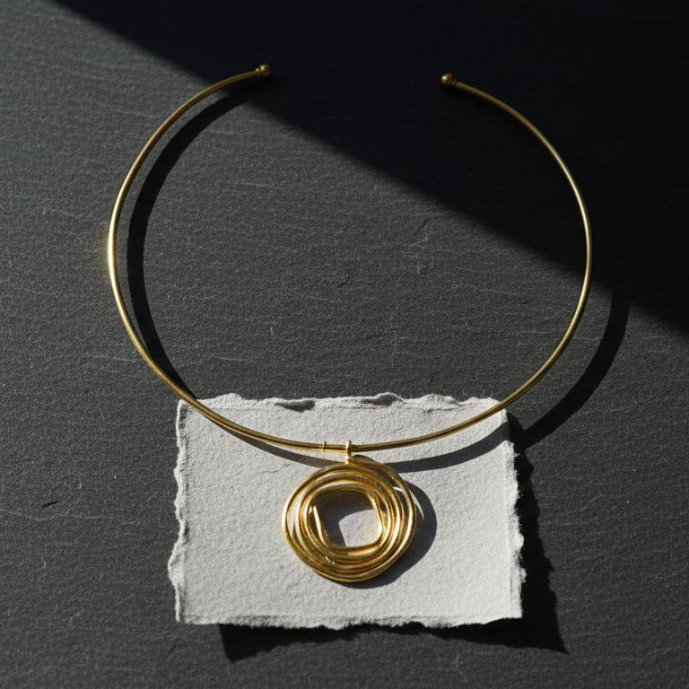 Checkout our designer hasli necklace, perfect for office and festive wear.