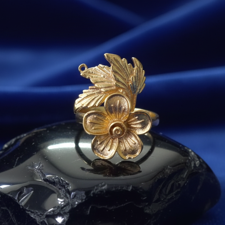  Pretty Rose Ring, high-quality imitation jewelry for modern women.