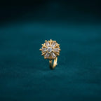 Elegant AD Stone Gold Nose Pin | [SOOMA], NP00004 - sooma