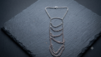 Multi-Layered Silver Chain Armlet |Versatile Statement Arm Cuff, AL00001