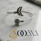 Adjustable Ankle Kada for Women | Silver Foot Cuff, AK00032