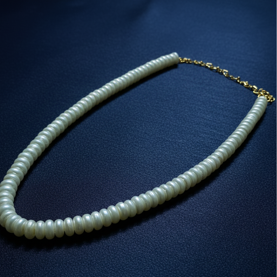 Unique Pearl Necklace with Adjustable Chain NK00013