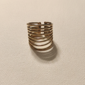 Elegant gold earcuff for a sophisticated, minimalist look.