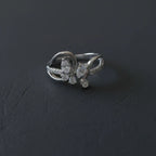 Elegant Butterfly Stone Ring | Office-Ready Jewelry, RG00012 - sooma