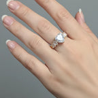 Elegant Heart Rings | Modern Designs for the Contemporary Woman, RG00010 - sooma