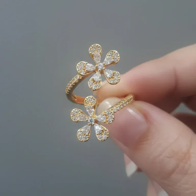 Elevate Your Style: Exquisite Gold Plated Rings Online | [SOOMA]RG00008 - sooma