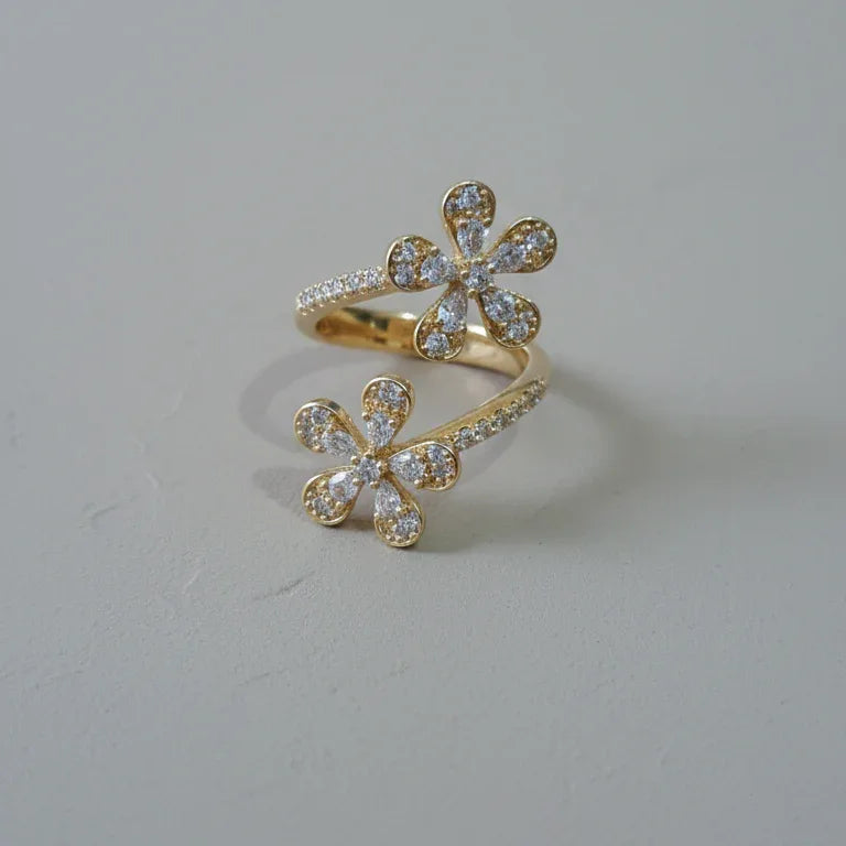 Elevate Your Style: Exquisite Gold Plated Rings Online | [SOOMA]RG00008 - sooma