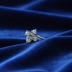 Elegant Silver Stone Nose Pin | SOOMA, NP00009 - sooma