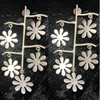  Contemporary Design Statement Oxidised Silver Earrings for Women 