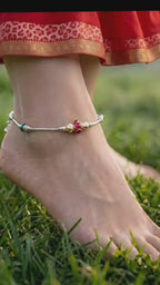 Adjustable Multicolor Anklet for Women | Office Payal, AK00046
